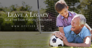 Grandpa with grandson playing soccer